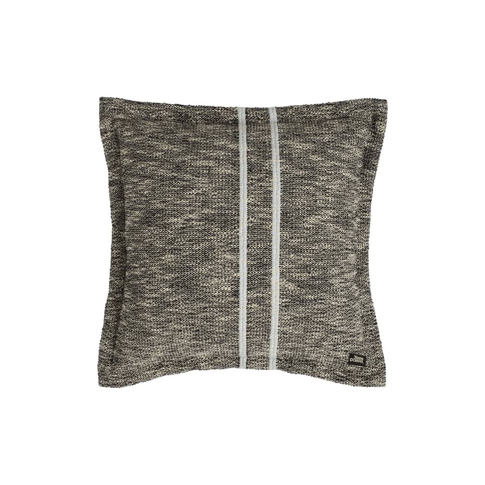 Cuscino Track tessuto nero / 56 x 56 cm - Tom Dixon - Nero - Cotone