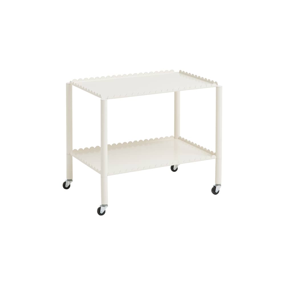 Desserte Arcs LOW métal blanc / 63 x 44 x H 53,5 cm - Hay - Blanc - Acier