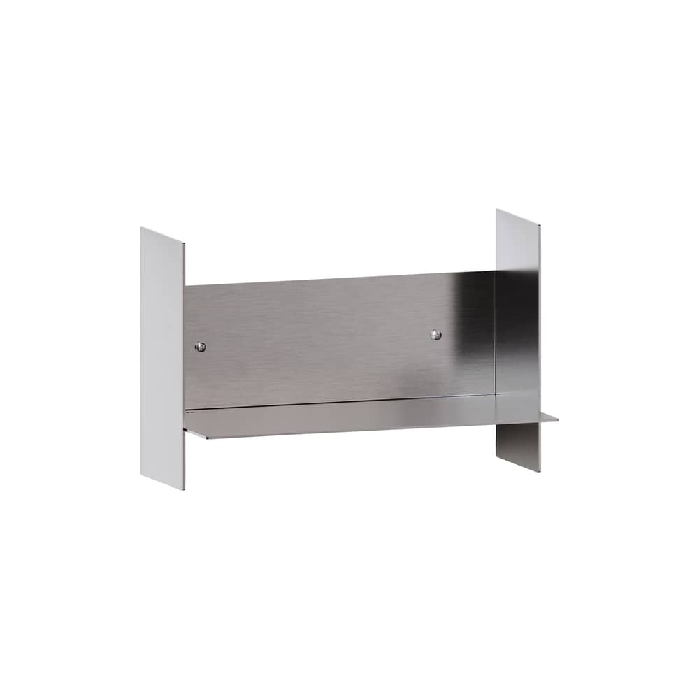 Étagère Pli Core métal / L 30 x P 15 cm - TIPTOE - Inox brossé - Acier inoxydable brossé