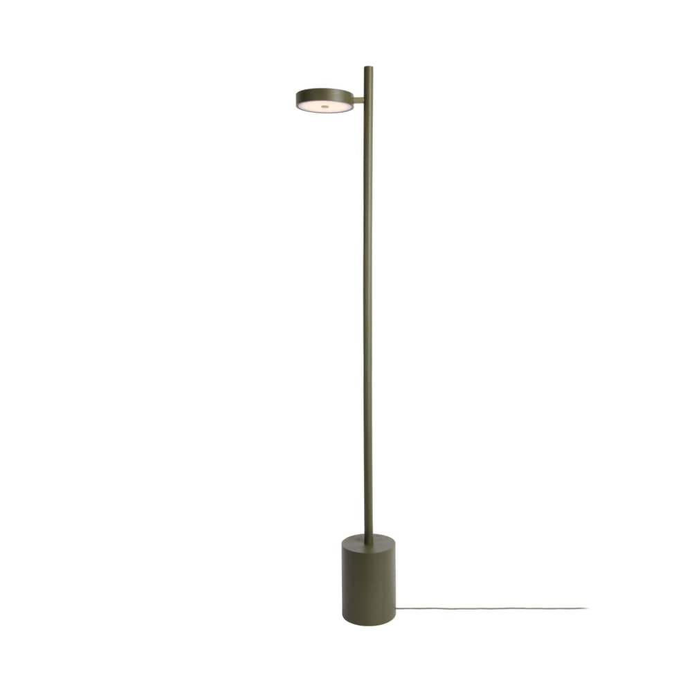 Stehleuchte Okinawa LED holz grün / 1 schwenkbarer Diffusor - GOOD&MOJO - Grün - Esche