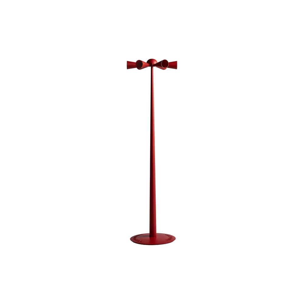 Portemanteau sur pied Cessato Allarme / De Pas, D\'Urbino & Lomazzi, 1986 - POLTRONOVA - Rouge - Aluminium, Fer, Fonte d\'aluminium