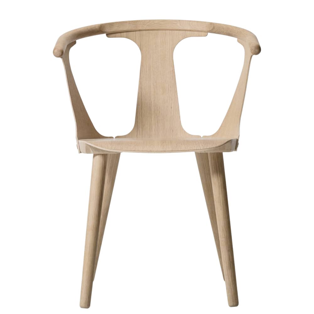 Fauteuil In Between SK1 bois naturel / Chêne - &tradition - Chêne blanchi - Chêne huilé blanchi