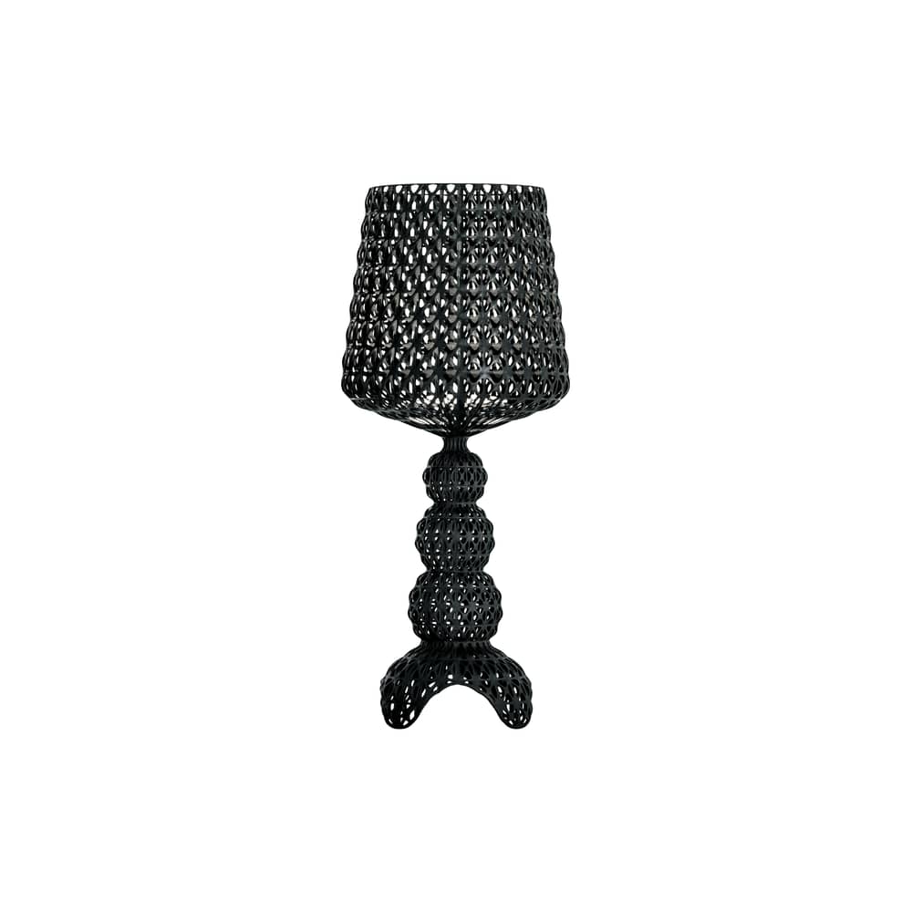 Mini Kabuki LED Lamp plastic material black / LED - Kartell - Black - Polycarbonate