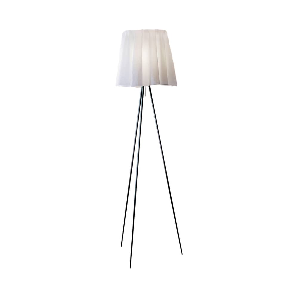 Stehleuchte Rosy Angelis metall textil weiß - Flos - Grau - Aluminium, Gewebe