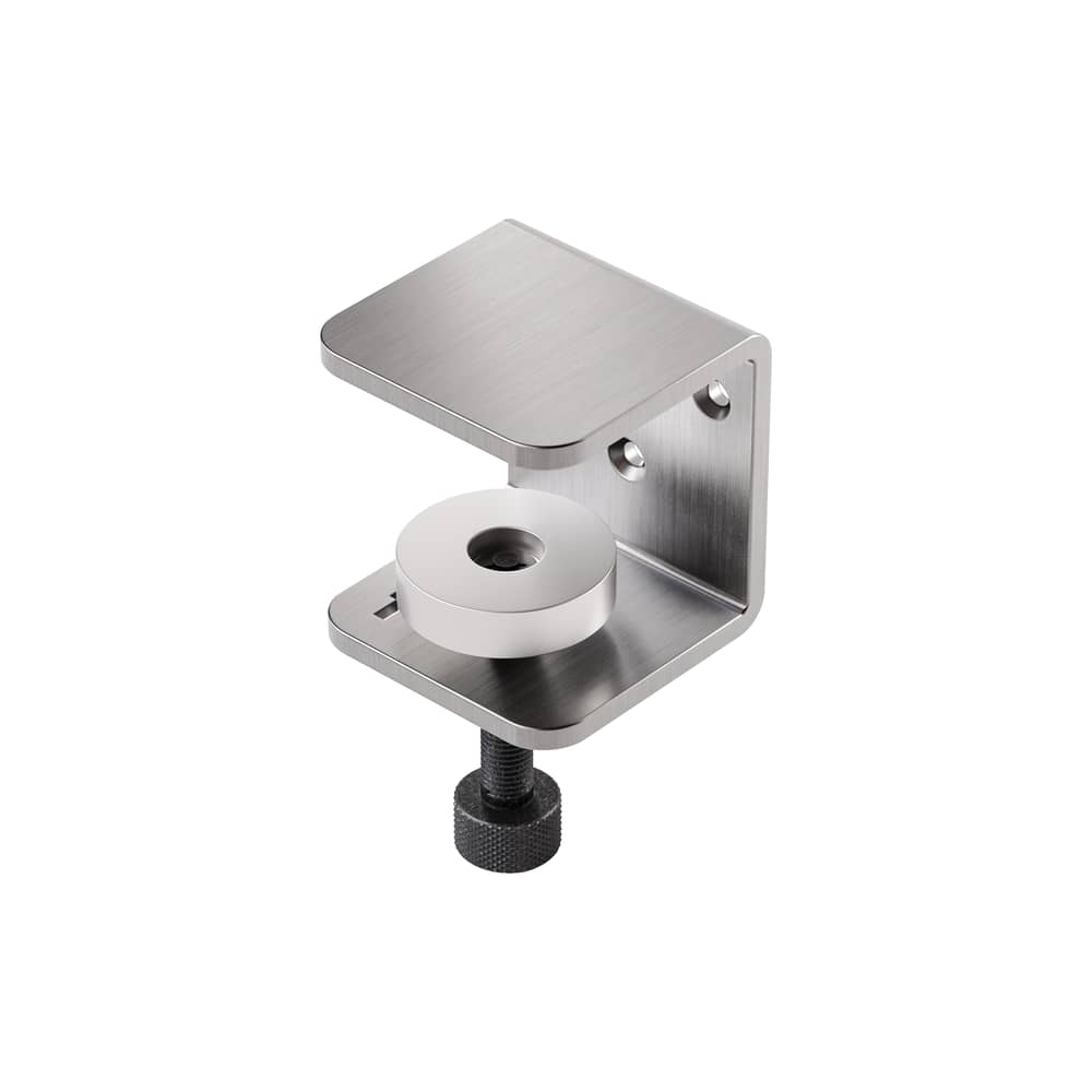 Bracket Core Wall fastening metal / With vice - To create shelf - TIPTOE - Brushed stainless steel - Brushed stainless steel