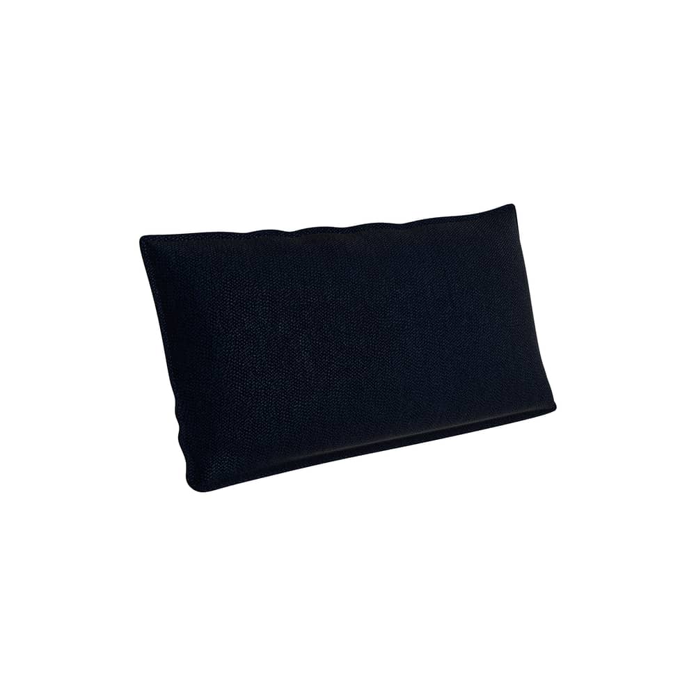 Accessorio  tessuto blu / Cuscino per divani Mimi - 48 x 22 cm - Hay - Blu nero (tessuto Turf) -  Duvet, Schiuma di poliuretano, Tessuto