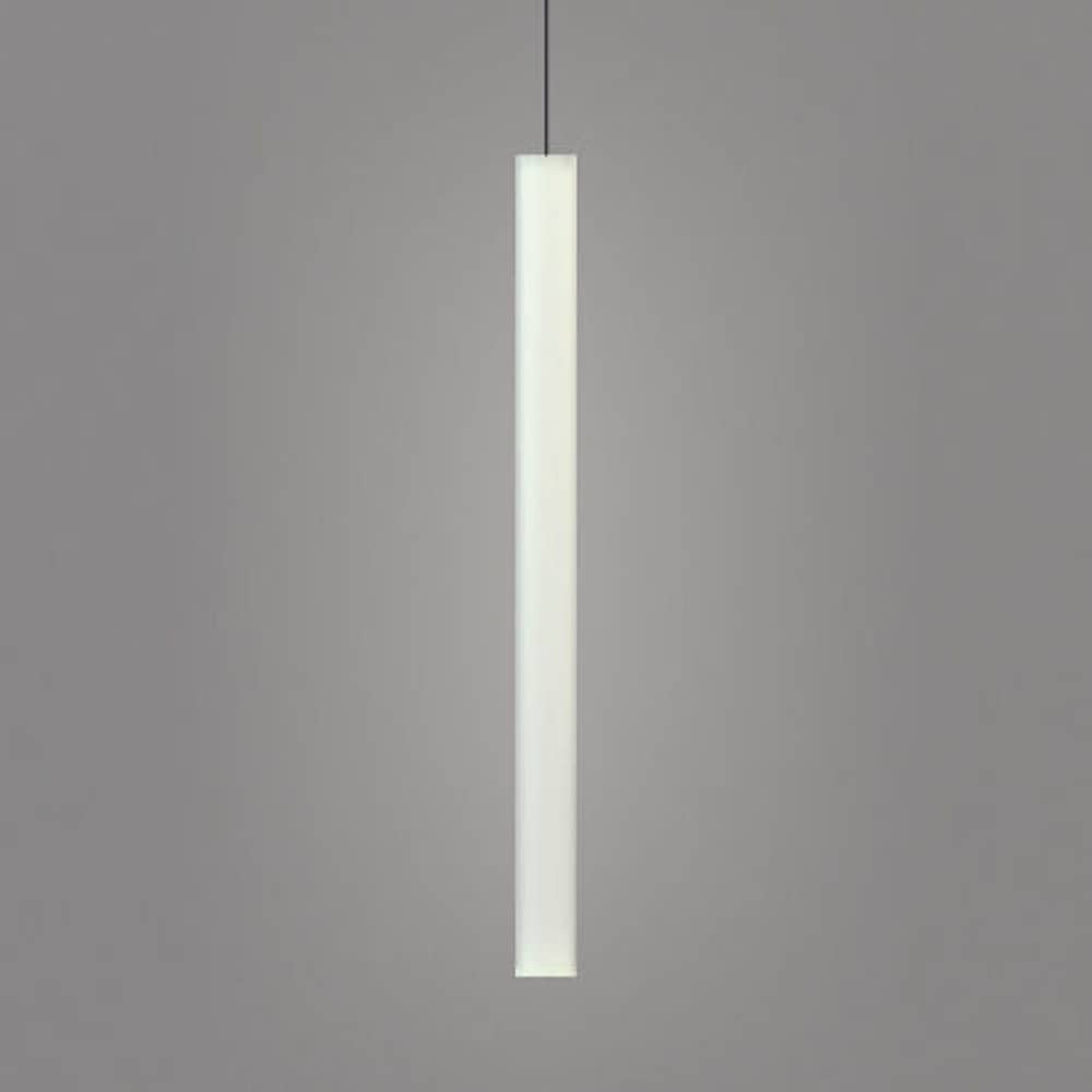Pendelleuchte Flux LED plastikmaterial weiß / H 64 cm - Slide - Weiß - Methacrylate