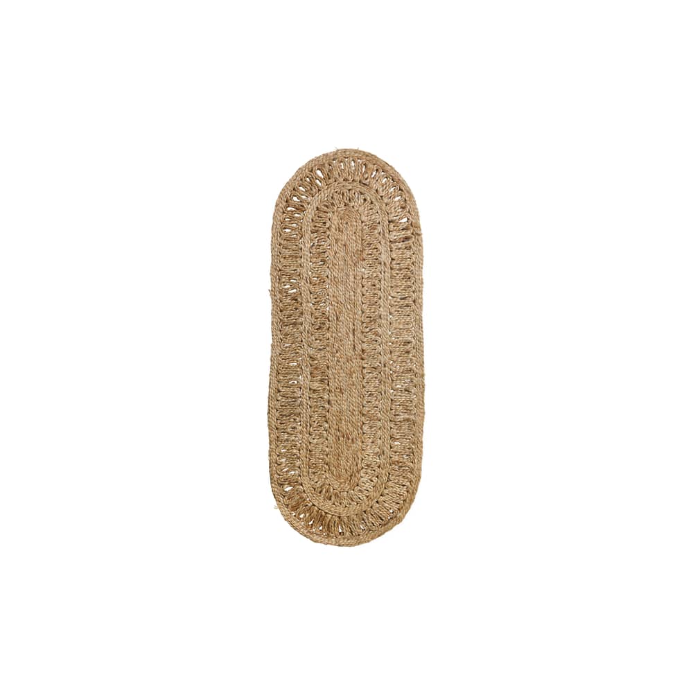 Tappeto Soleil fibre beige / 60 x 165 cm - Iuta - HK LIVING - 60 x 165 cm / Naturale - Iuta