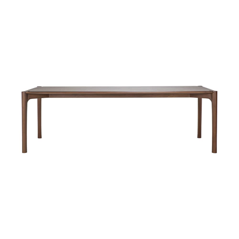 Tavolo rettangolare PI legno naturale / 240 x 100 cm - Teak massello / 10 persone - Ethnicraft - 240 x 100 cm / Teak marrone - Teak massello verniciato
