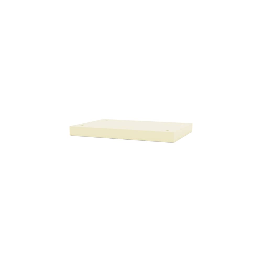  Accessory wood yellow / Base for Montana Mini Unit - Footprint H 3 cm x W 35 cm - MONTANA - Chamomile 159 - Lacquered MDF
