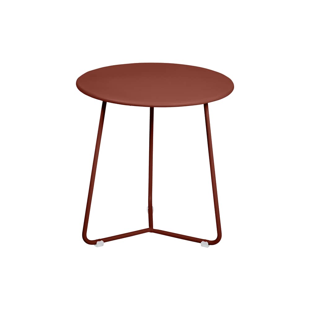 Table d\'appoint Cocotte   / Ø 34 x H 36 cm - Fermob - Ocre rouge - Acier peint