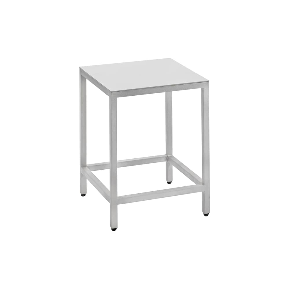 Tabouret Alu Stool métal / Small - H 45 cm - valerie objects - Aluminium brut - Aluminium