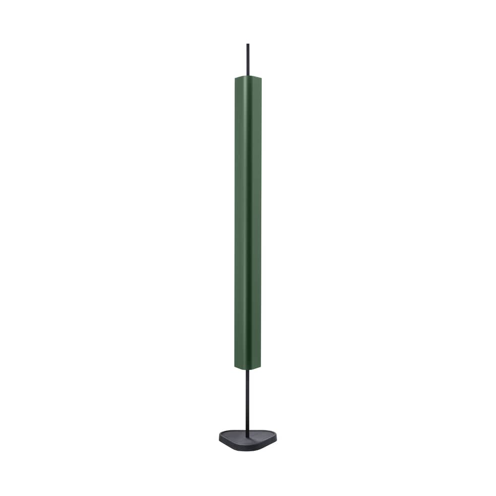 Emi Floor lamp metal green / Erwan Bouroullec , 2023 - Flos - Deep green - Aluminium, Cast iron
