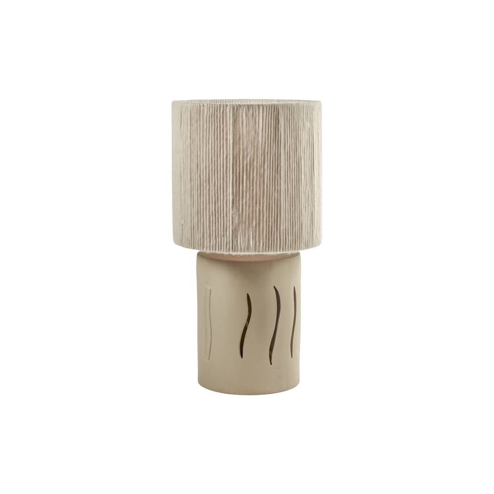 Heritage 01 Lamp textile beige / H 99 cm - Serax - Beige - Ceramic, Wool