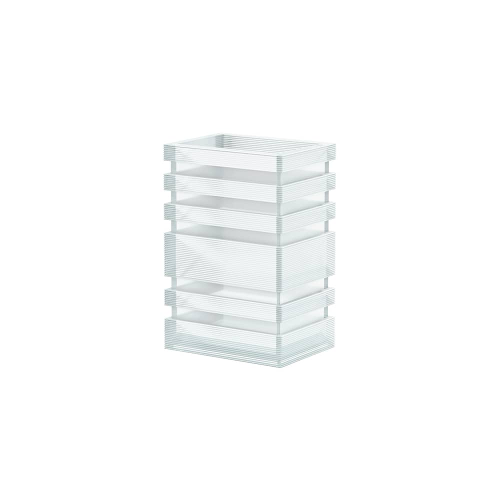 Vase Skyscraper glas transparent / Bodil Kjær, 1963 - CASSINA - Transparent - Pressglas