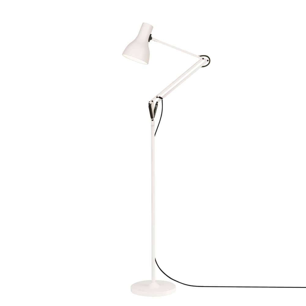 Lampadaire Type 75 / By Paul Smith - Edition n°6 - Anglepoise - Blanc / Bande multicolore - Aluminium