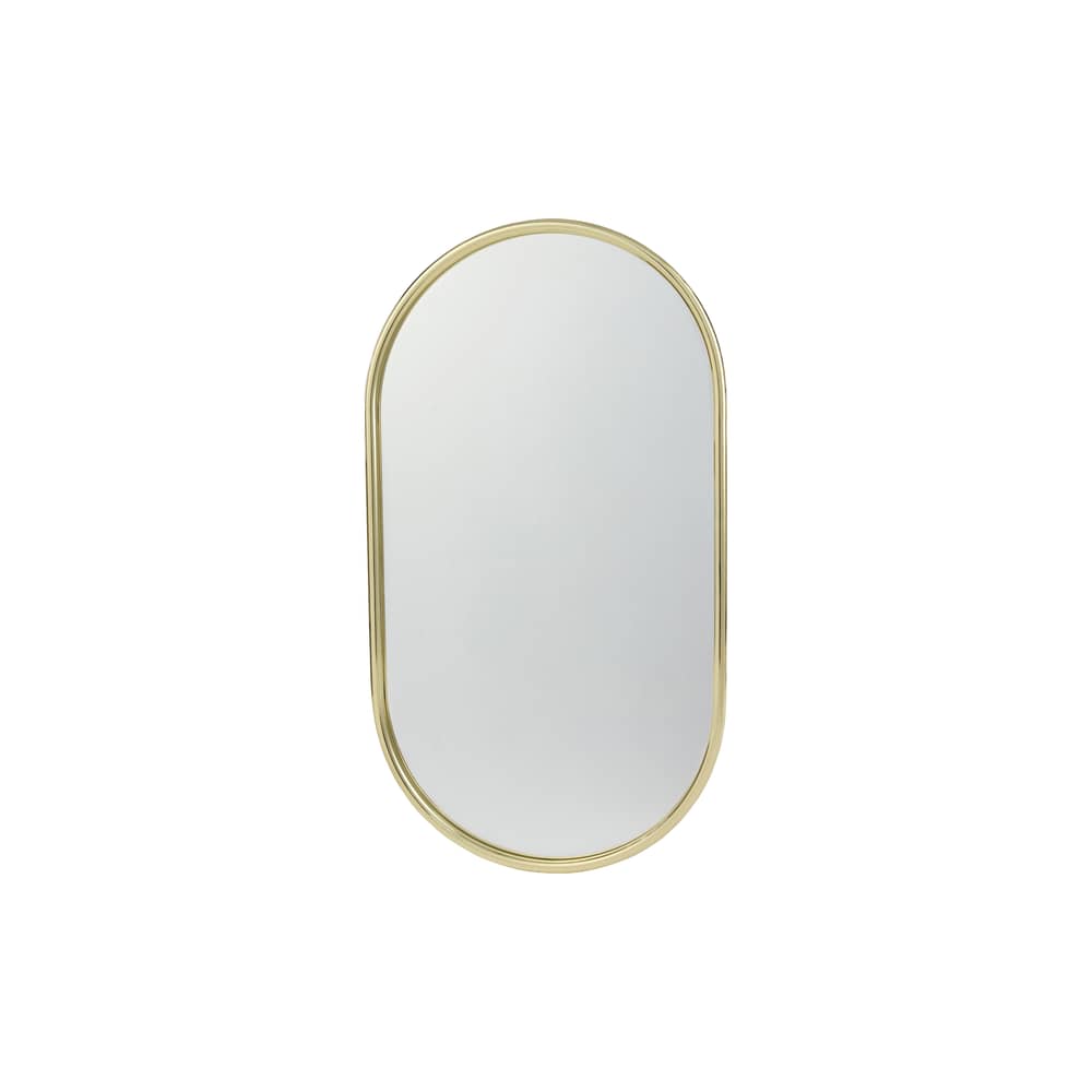 Miroir mural Angui Wide métal or / 60 x 100 cm - AYTM - Or - Acier, Verre