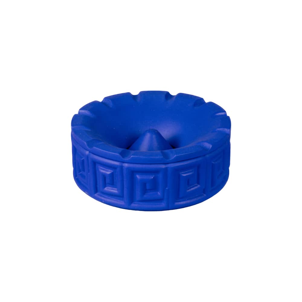 Cendrier Magna Graecia - Greche céramique bleu / Ø 19 cm - Terre cuite - Seletti - Bleu cobalt - Terre cuite