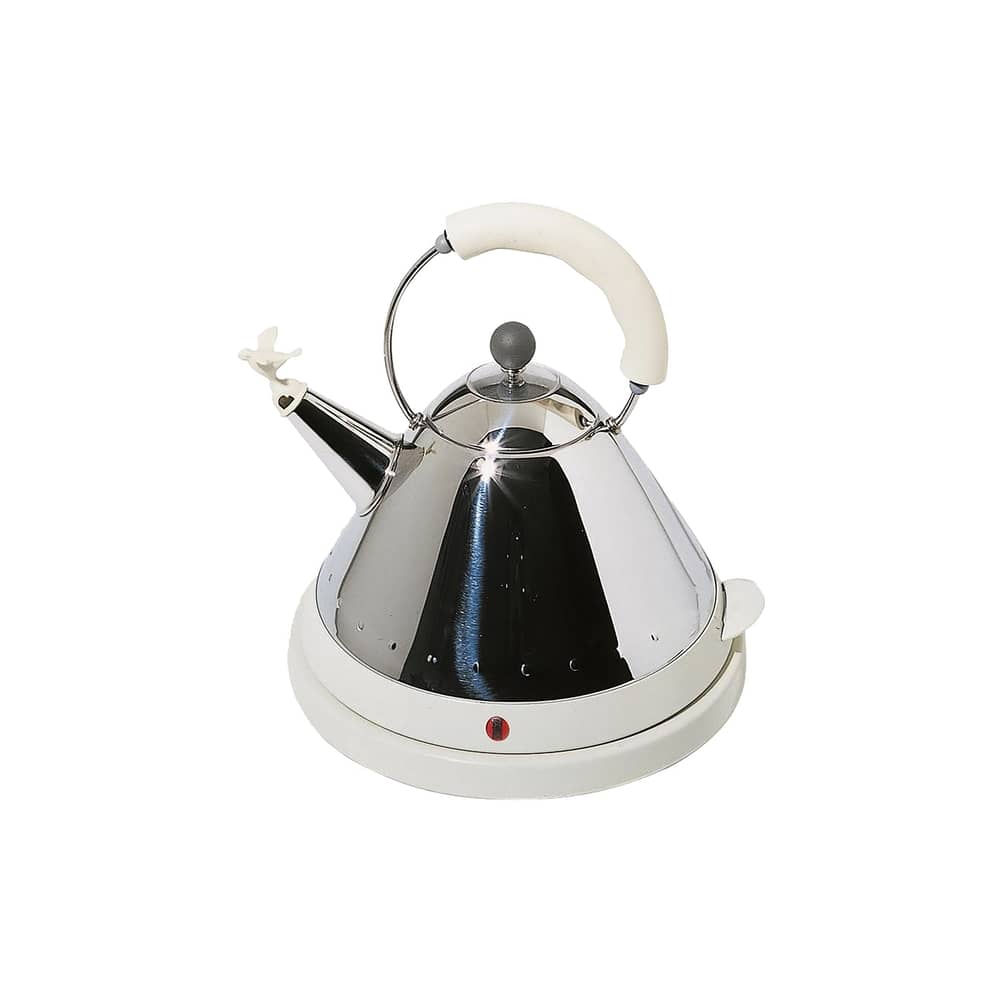 Oisillon Electric kettle metal white - Alessi - White - Polyamide, Stainless steel