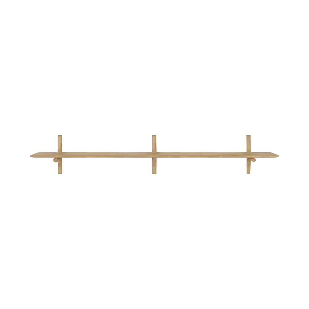 Etagère murale PI bois naturel / L 168 cm - Ethnicraft - L 168 cm / Chêne - Chêne massif