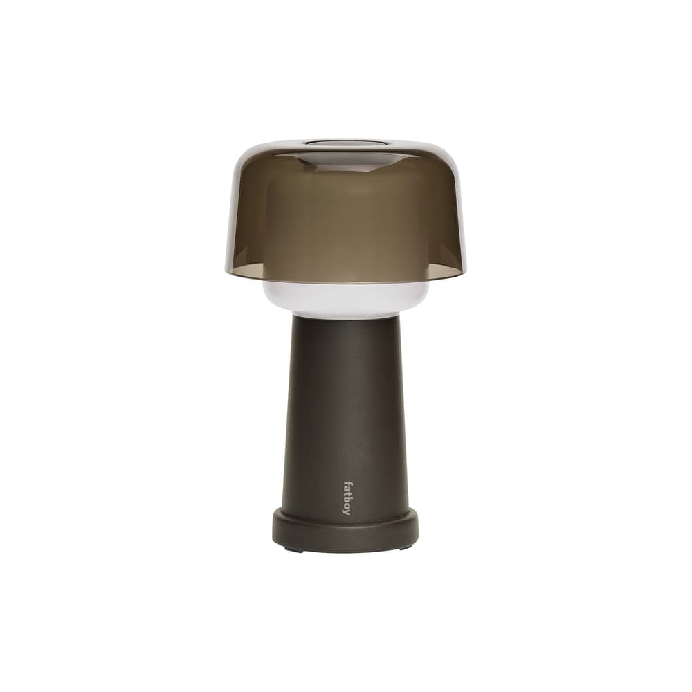 Lampe extérieur sans fil rechargeable Revolve LED marron - Fatboy - Coffee - Aluminium, Polycarbonate