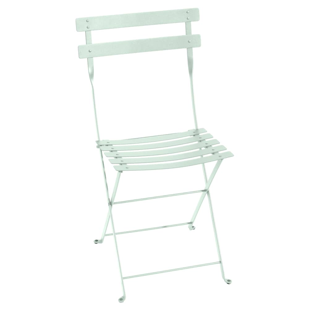 Chaise pliante Bistro métal vert - Fermob - Menthe glaciale - Acier laqué