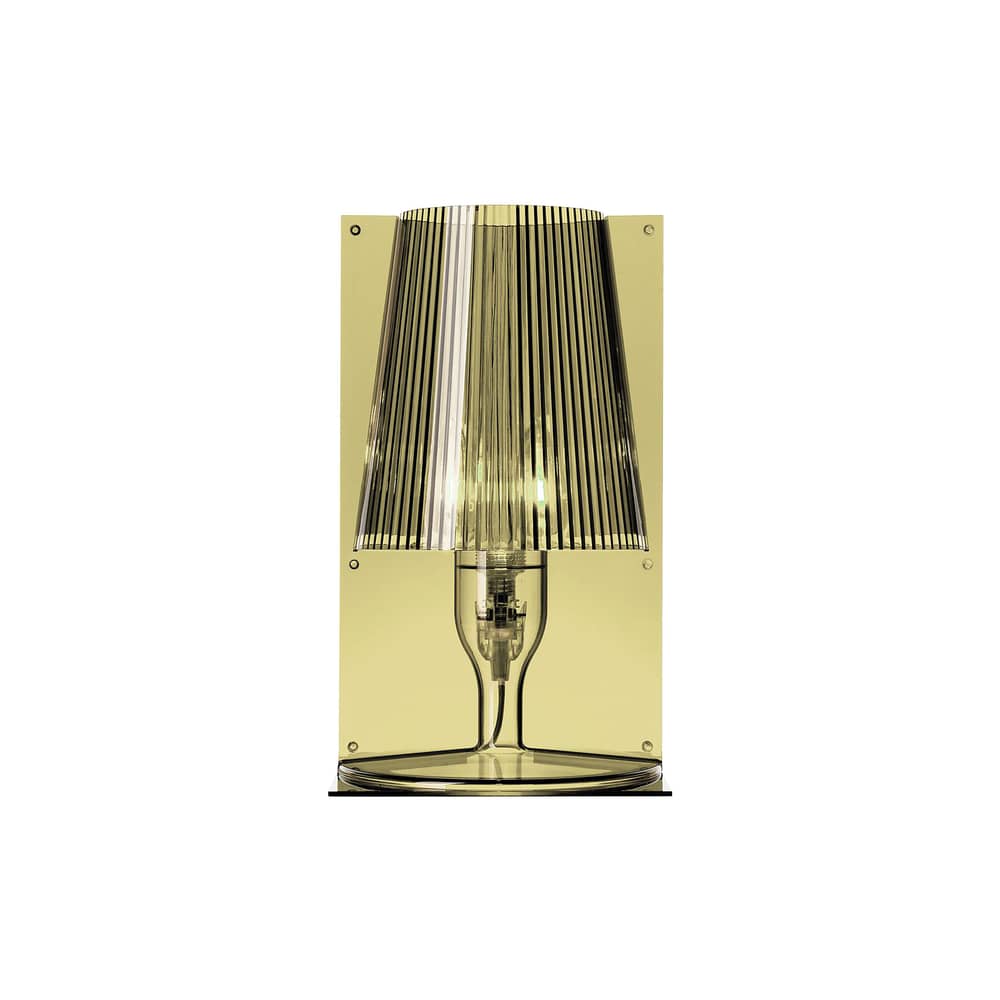 Take Table lamp plastic material green / Polycarbonate 2.0 - Ferruccio Laviani, 2003 - Kartell - Kaki green - polycarbonate 2.0
