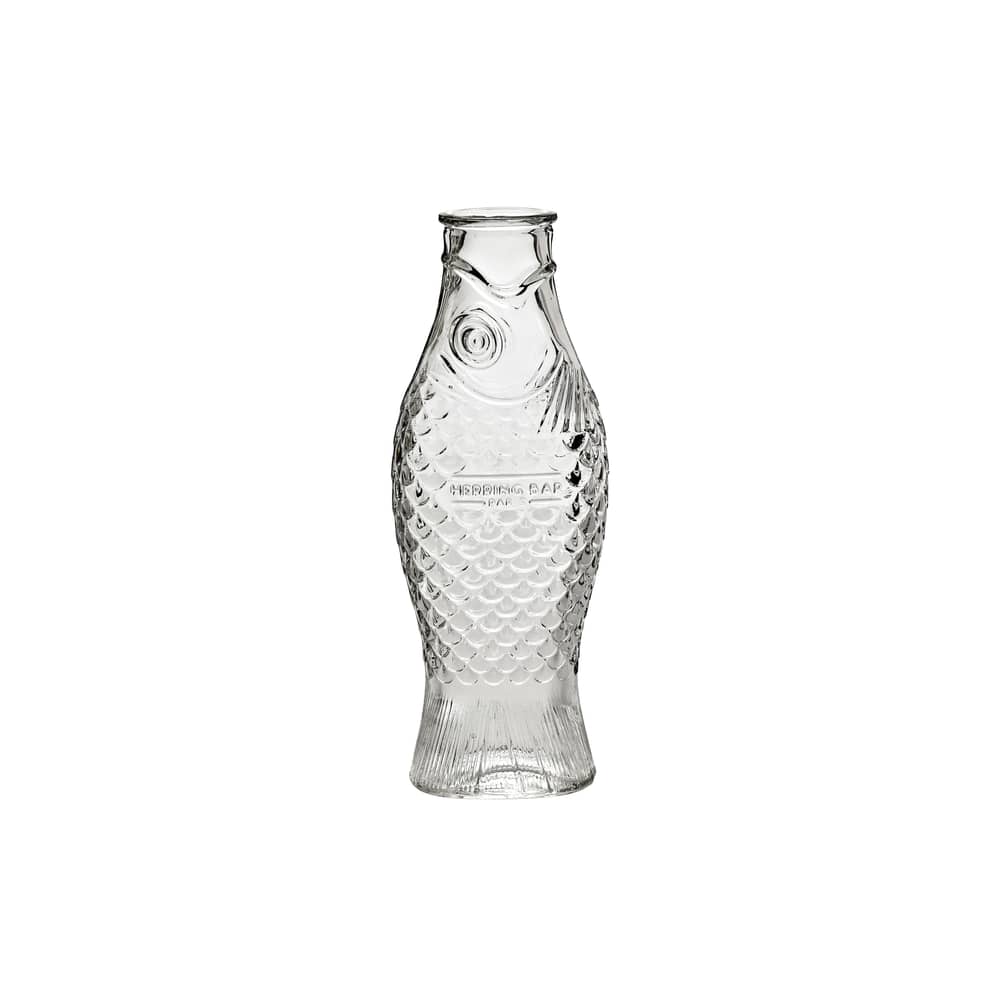 Caraffa Fish & Fish vetro trasparente / 85 cl - Serax - Caraffa / Trasparente - Vetro pressato