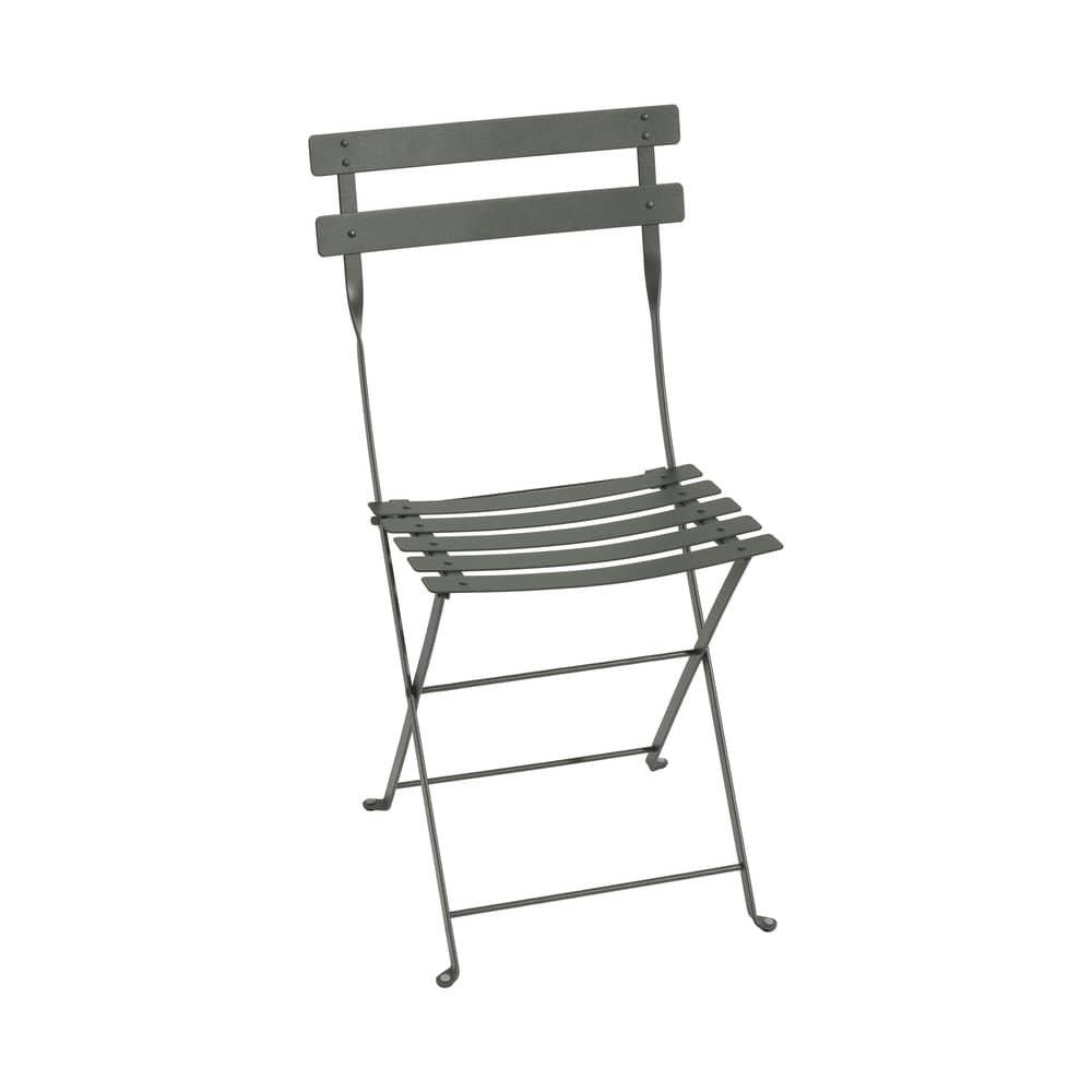 Chaise pliante Bistro métal vert - Fermob - Romarin - Acier laqué