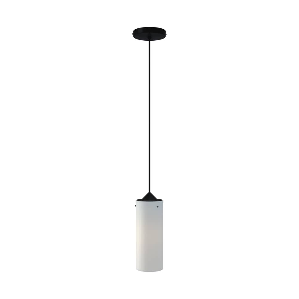 Tobo Porcelaine P250 Pendant ceramic white / Ø 10 x H 25 cm - DCW éditions - H 25 cm / White - Aluminium, China