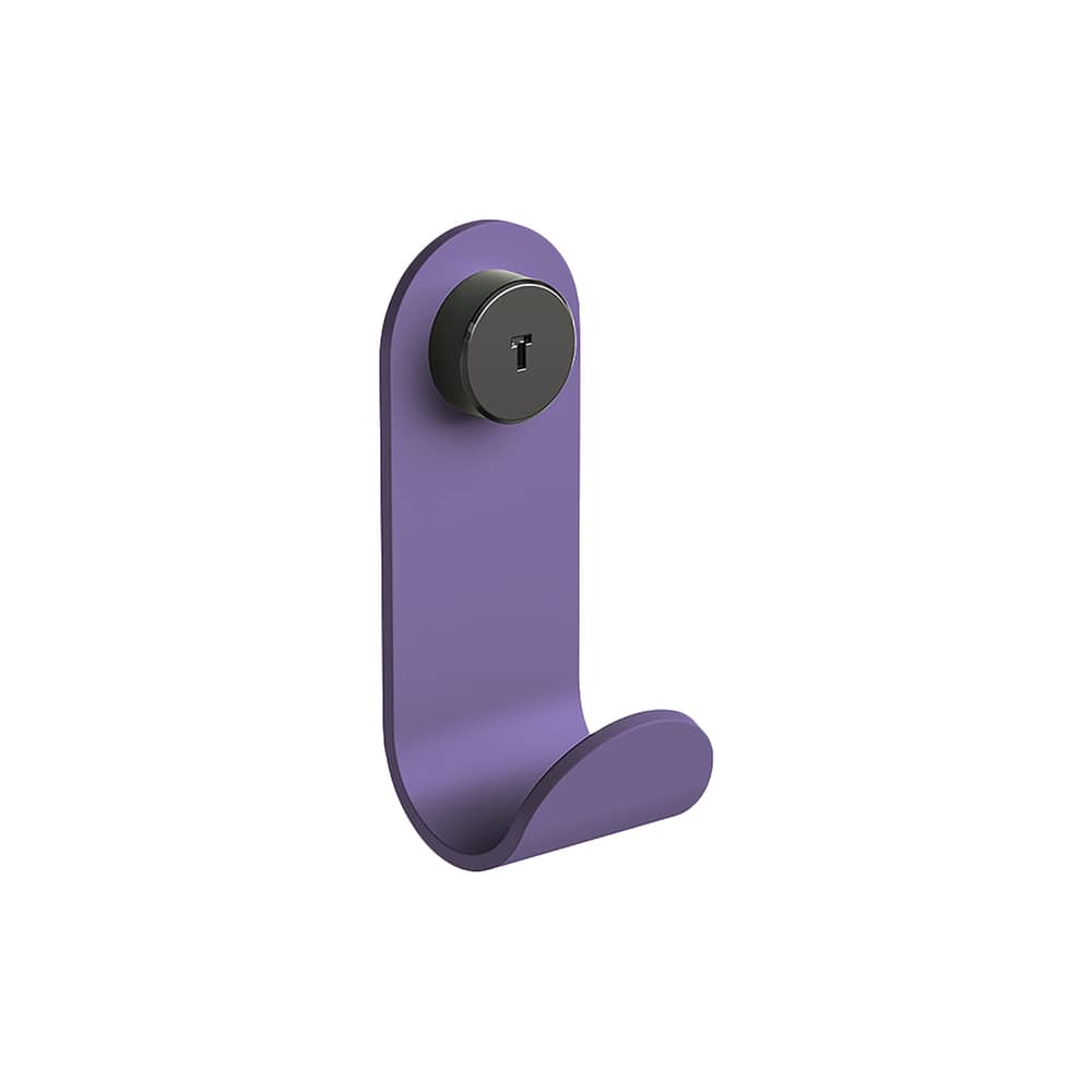 Wandhaken JO by Uchronia metall violett - TIPTOE - Violett - thermolackierter Stahl