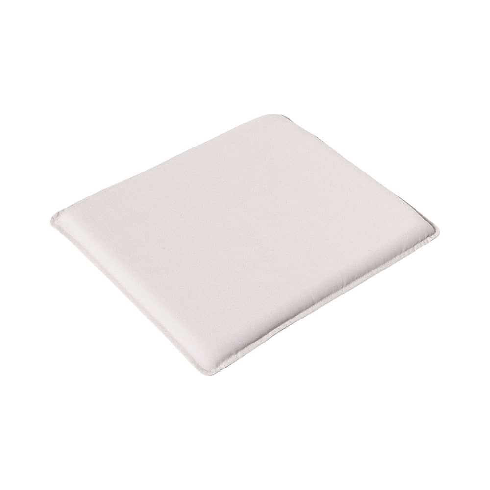 Accessorio  tessuto bianco / Cuscino per seduta per Poltrona Palissade Dining Large impilabile - Hay - Bianco cremoso - Schiuma di poliuretano, Tessuto da esterni Olefina
