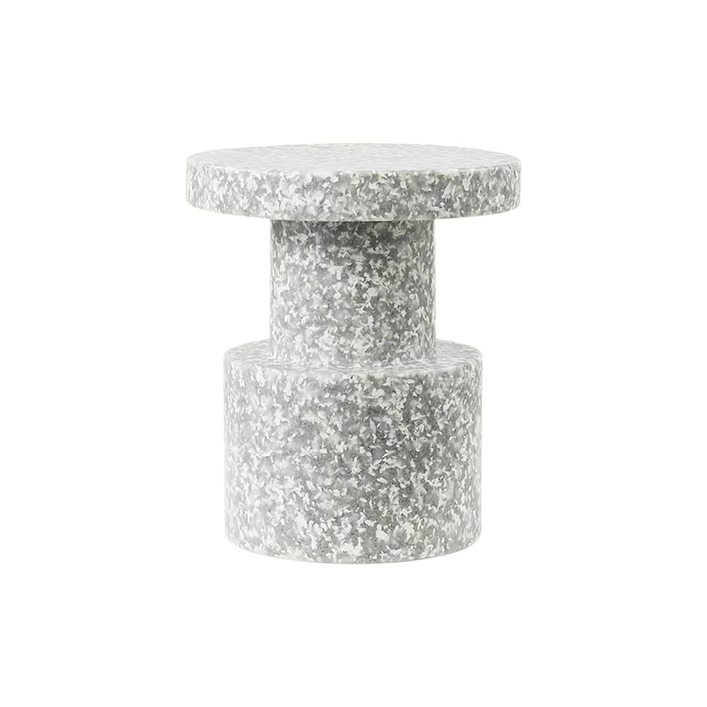 Tabouret Bit / H 42 cm - Recyclé - Normann Copenhagen - Gris - Polyéthylène recyclé