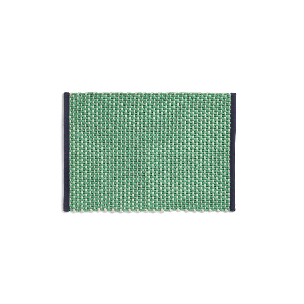 Tapis   vert / Jute & laine - 50 x 70 cm - Hay - Vert - Jute, Laine