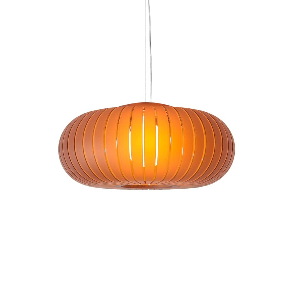 Suspension Teresa Frozen / Ø 50 cm - Recyclé - Kartell - Ambre (translucide) - PMMA recyclé