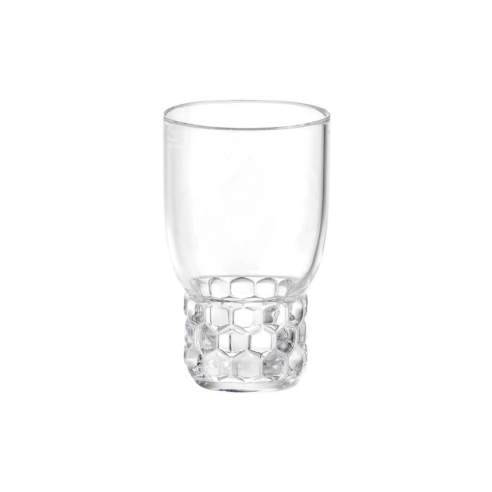 Verre Jellies Family plastique transparent / Medium - H 13 cm - Kartell - Cristal - PMMA
