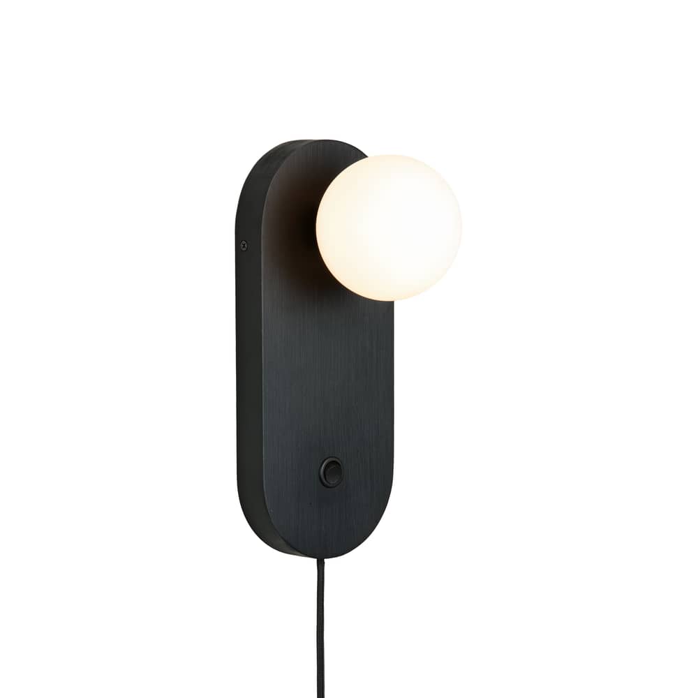 Java Wall light with plug wood black - GOOD&MOJO - Black - Bamboo