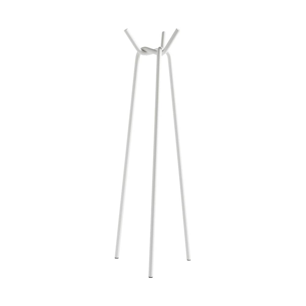 Attaccapanni in piedi Knit metallo bianco / Acciaio - H 161 cm - Hay - bianca - Acciaio laccato
