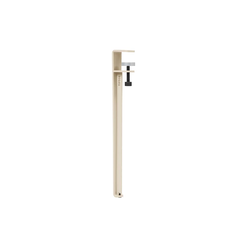 Piede  metallo beige con fissaggio a morsa di Uchronia / H 43 cm - Per creare un tavolino o una panca - TIPTOE - Beige (di Uchronia) - Acciaio termolaccato