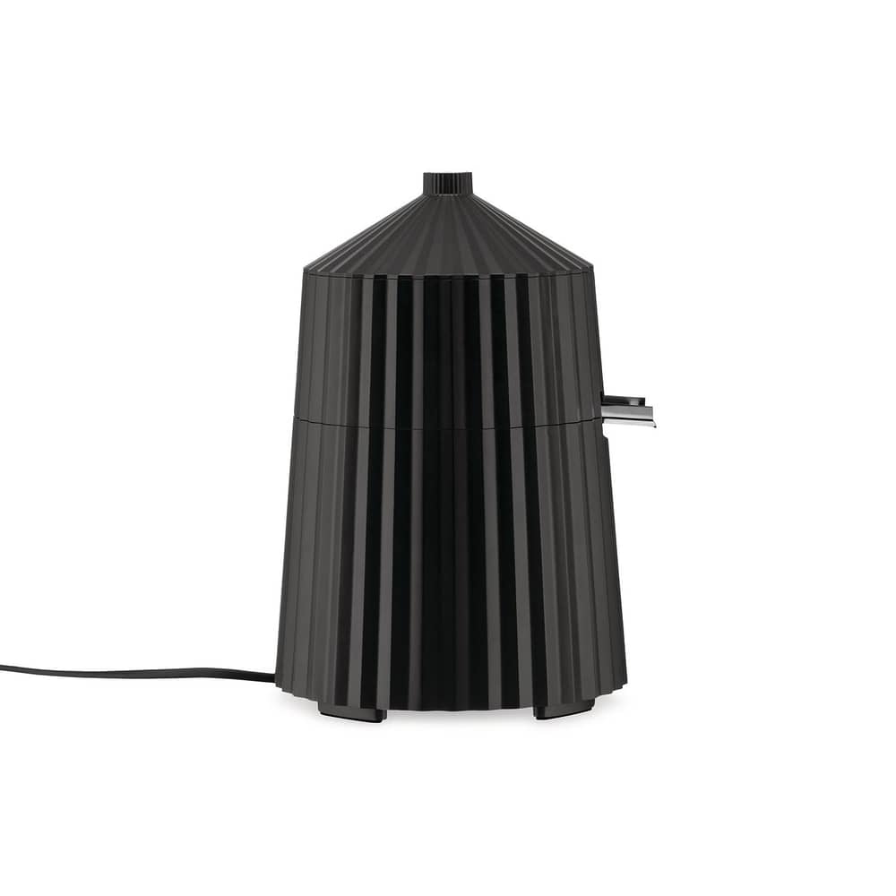 Spremiagrumi elettrico Plissé materiale plastico nero / 80W - Alessi - Nero - Acciaio inossidabile, Resina termoplastica