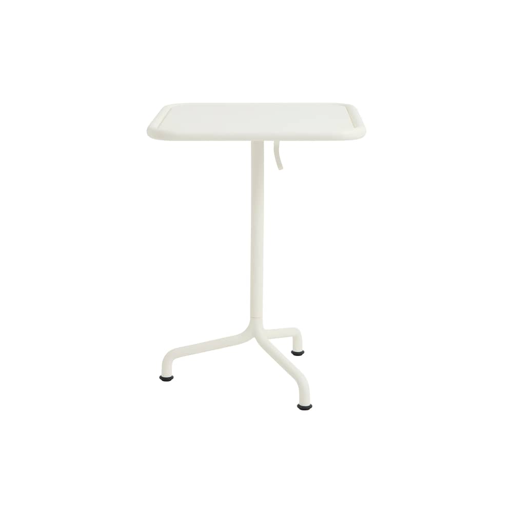 Table carrée Deville métal blanc / 55 x 55 cm - Hay - Blanc crème - 