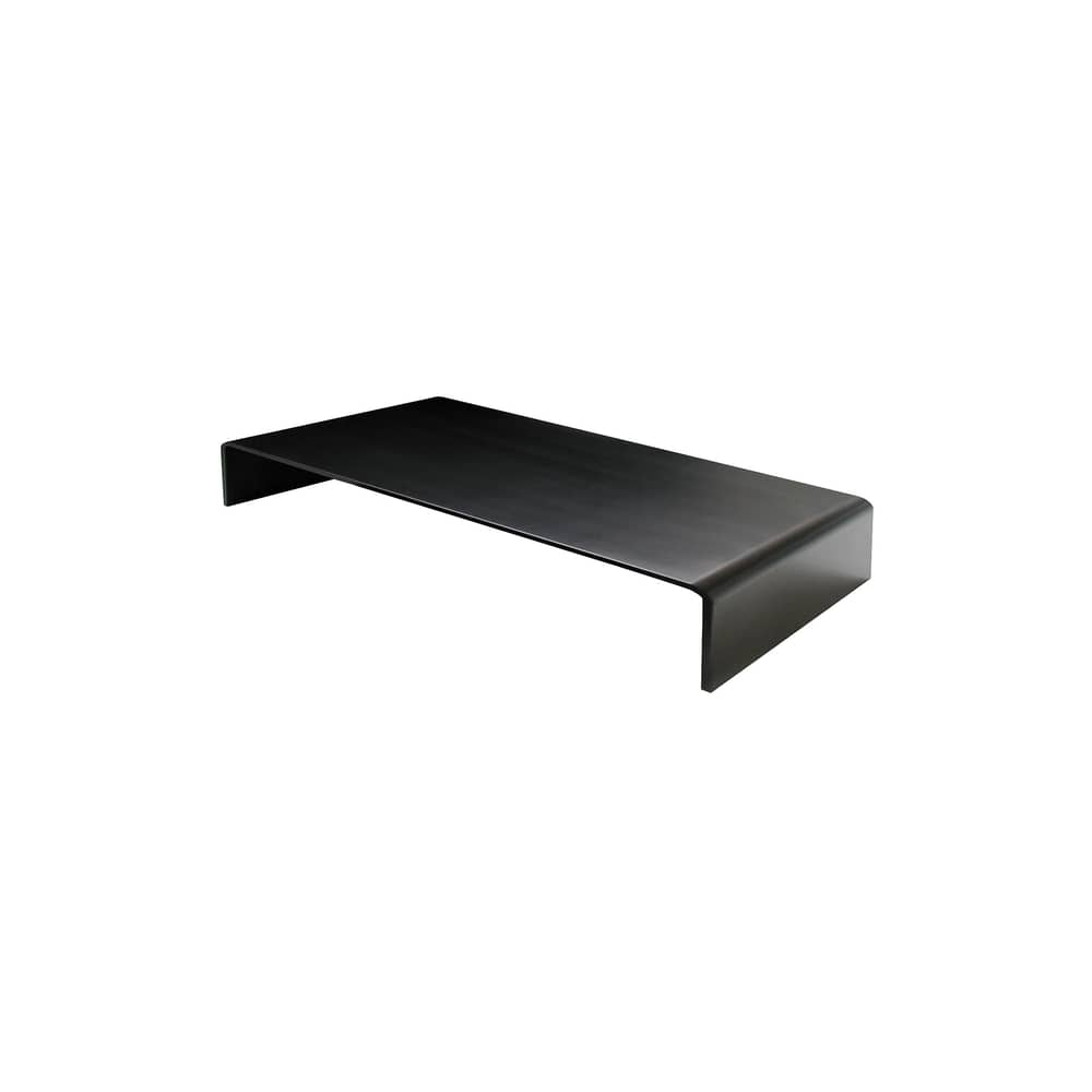 Couchtisch Solitaire Basso metall schwarz 95 x 65 x H 25 cm - Zeus - 95 x 65 cm - schwarz - phosphatierter Stahl