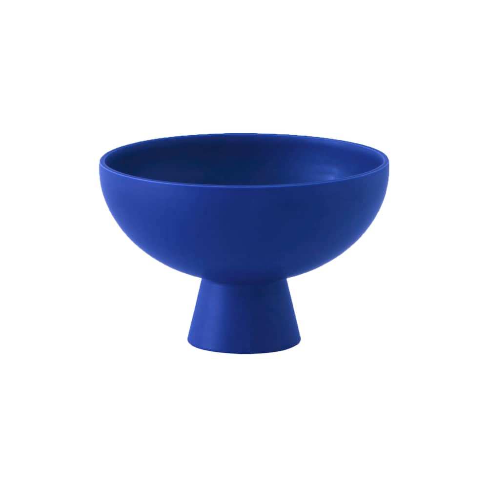 Coupe Strøm Large céramique bleu / Ø 22 cm - Fait main - raawii - Bleu Horizon - Céramique