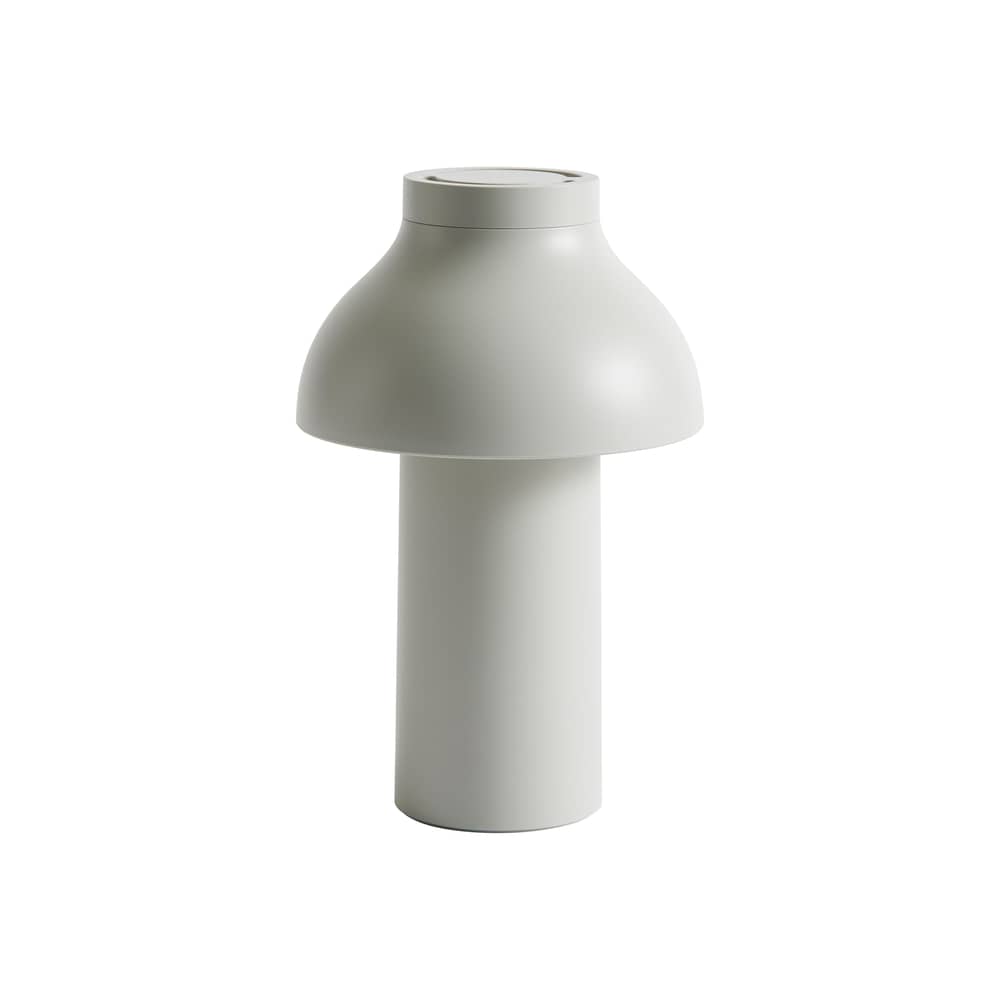 Kabellose, wiederaufladbare Außenlampe PC Portable n°2 plastikmaterial grau / Pierre Charpin - Hay - Kühles Grau - ABS, Polypropylen