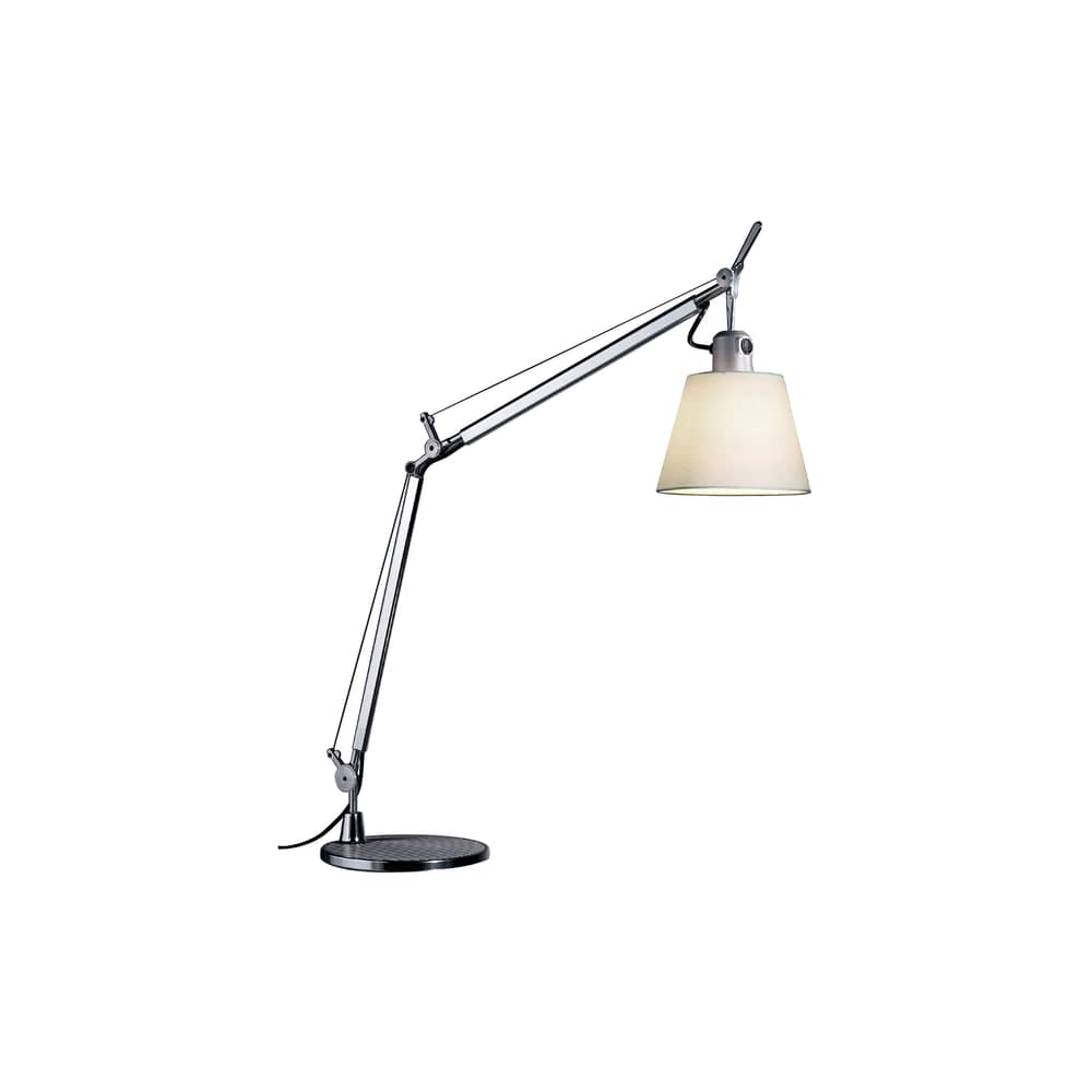 Lampe de table Tolomeo Basculante - Artemide - Aluminium & papier parchemin - Aluminium, Papier parchemin