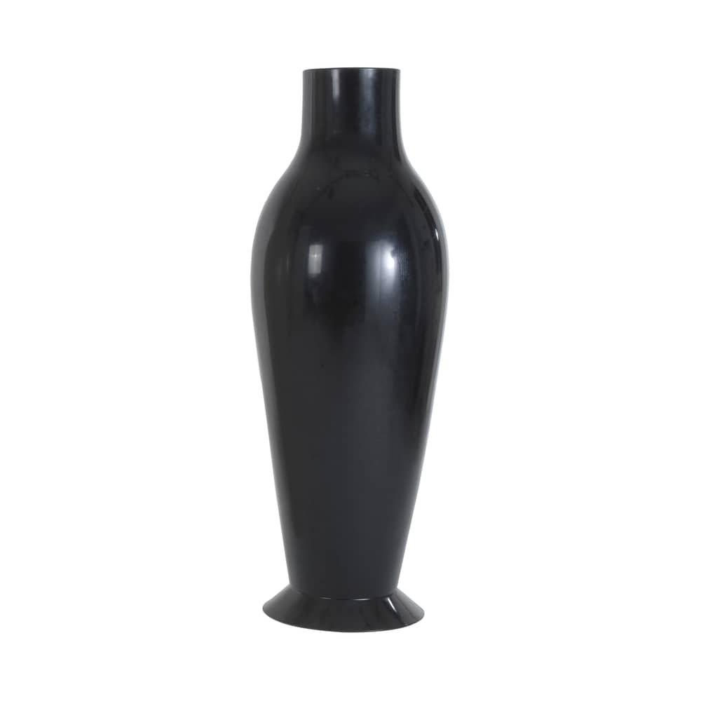 Miss Flower Power Flowerpot plastic material black Opaque version - Kartell - Opaque black - Polycarbonate