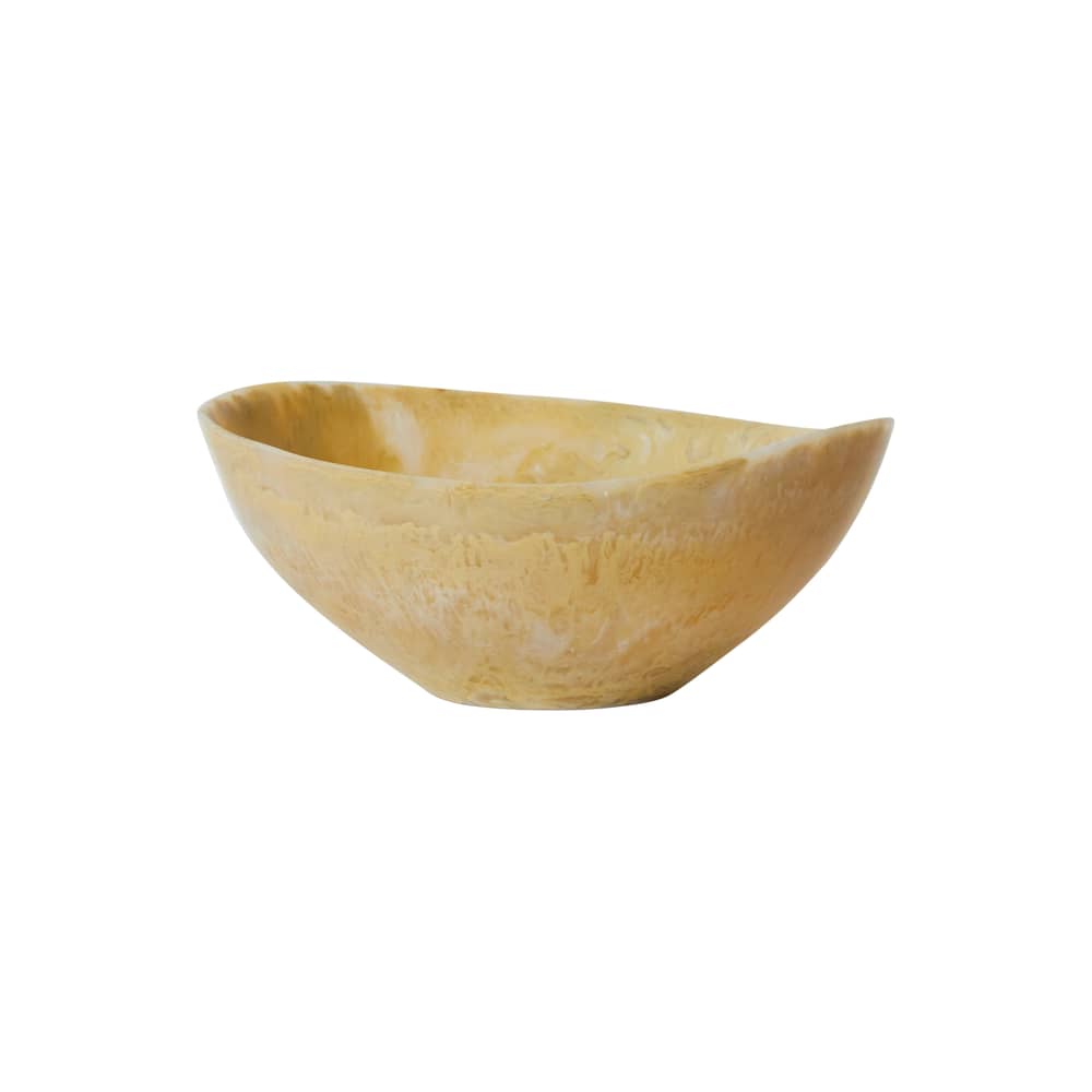 Insalatiera Patio materiale plastico giallo / Ø 22,5 x H 10 cm - Resina - HK LIVING - Giallo - Resina