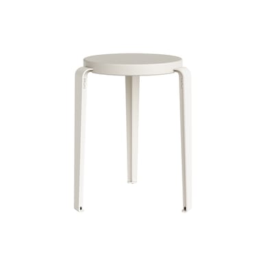 Stappelbarer Hocker Lou Chroma TIPTOE / Ökozertifiziertes Holz - Weiß - Holz