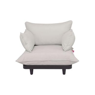 Poltrona imbottita Paletti Lounge tessuto beige - Fatboy