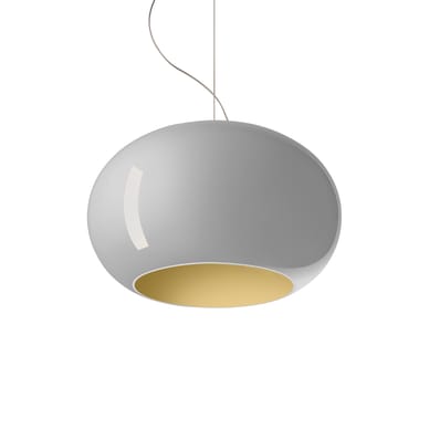 Suspension Buds 2 verre gris / Ø 41 x H 25 cm - Foscarini